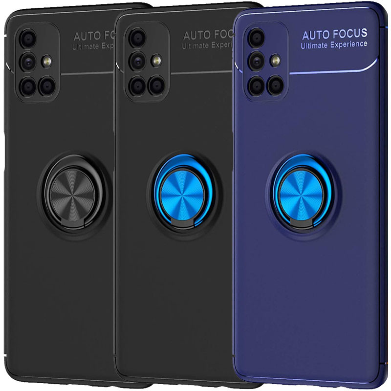 TPU чехол Deen ColorRing под магнитный держатель (opp) для Samsung Galaxy M51