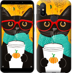 

Чехол Осенний кот для Xiaomi Mi A2 639794