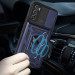 Купити Ударостійкий чохол Camshield Serge Ring на Motorola Moto G60 (Синій) на vchehle.ua