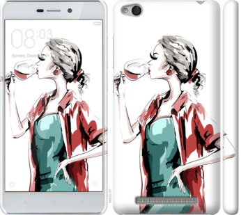 

Чехол Девушка с бокалом для Xiaomi Redmi 3 841662