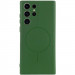 Чохол Silicone Cover Lakshmi Full Camera (AA) with MagFit на Samsung Galaxy S25 Ultra (Зелений / Dark green)