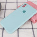 Фото Чехол Silicone Case Full Protective (AA) для Apple iPhone X (5.8") / XS (5.8") (Бирюзовый / Turquoise) на vchehle.ua