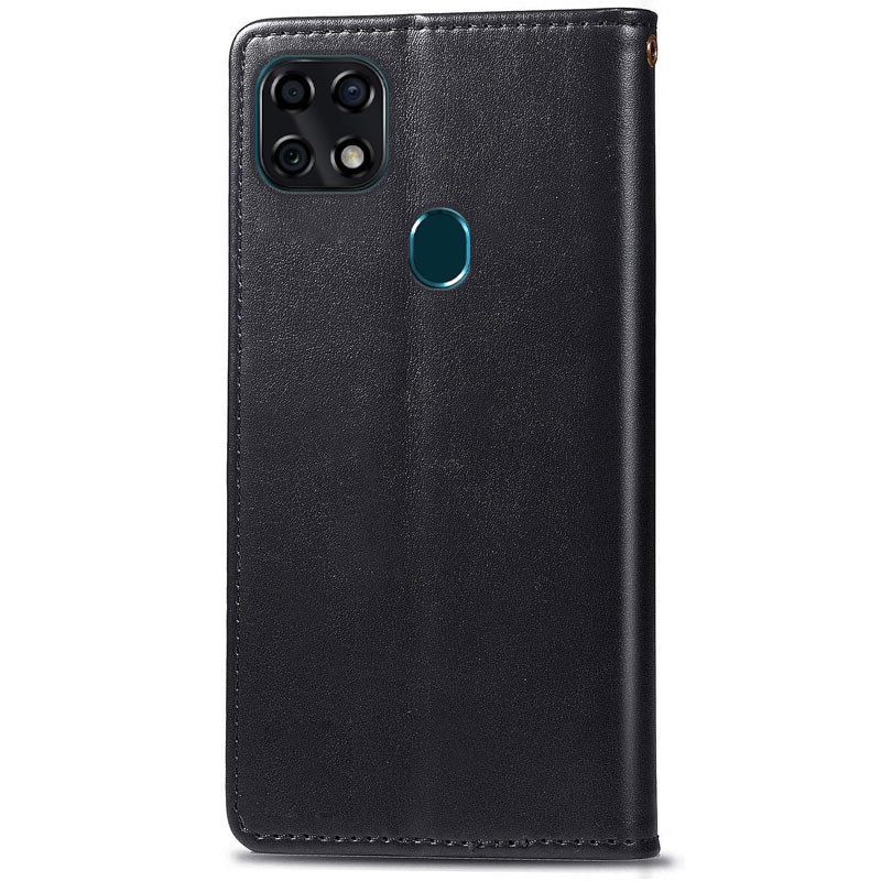 Кожаный чехол-книжка GETMAN Gallant (PU) для ZTE Blade 20 Smart (Черный) в магазине vchehle.ua