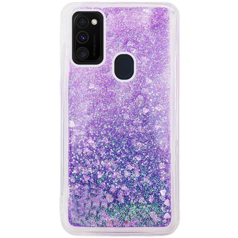 

TPU чехол Liquid hearts для Samsung Galaxy M30s (Фиолетовый) 906148