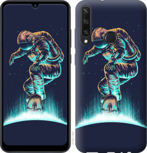 

Чехол Космонавт на скейтборде для Huawei Y6p 936459