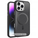 Чохол TPU+PC Carbon Mirage with Magnetic safe на Apple iPhone 16 (6.1") (Black)