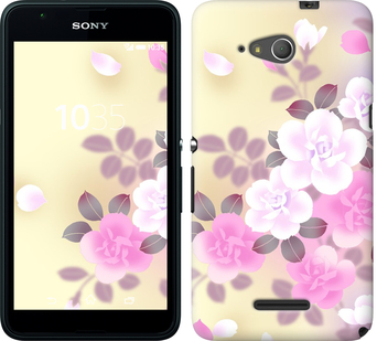 

Чехол Японские цветы для Sony Xperia E4g 189403