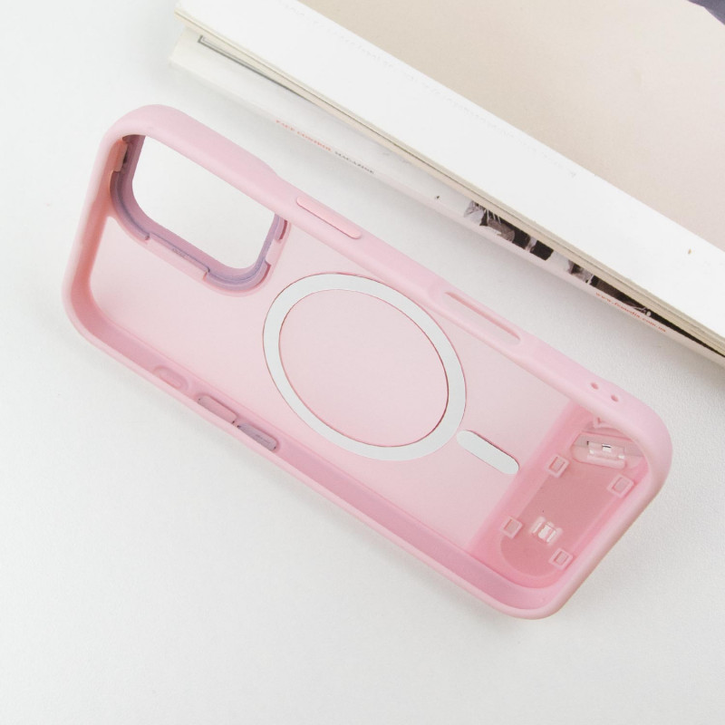 Купить TPU+PC чехол Stand case для Apple iPhone 16 (6.1") (Pink) на vchehle.ua
