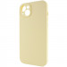 Фото Чехол Silicone Case Full Camera Protective (AA) NO LOGO для Apple iPhone 15 (6.1") (Желтый / Mellow Yellow) в магазине vchehle.ua