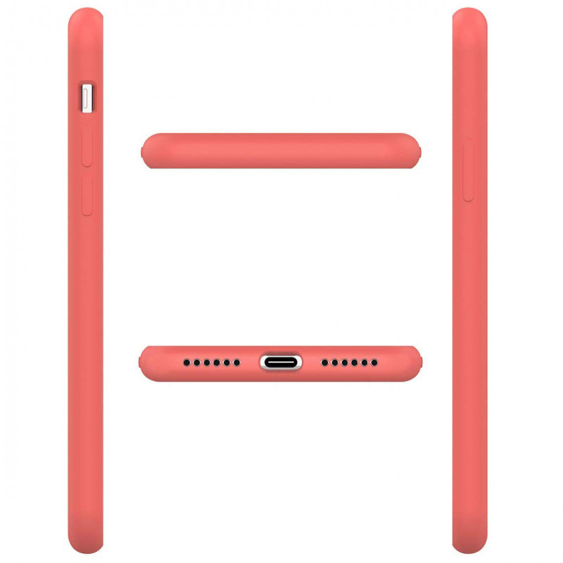 Фото Чохол Silicone Case Full Protective (AA) на Apple iPhone X (5.8") / XS (5.8") (Рожевий  / Barbie pink) в маназині vchehle.ua
