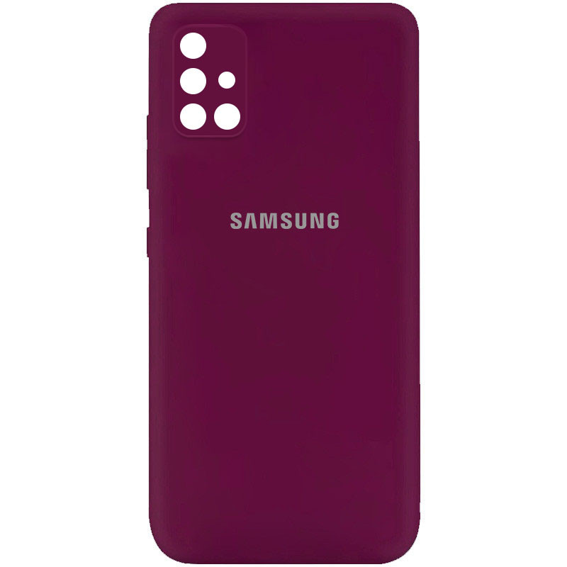 

Чохол Silicone Cover My Color Full Camera (A) на Samsung Galaxy A71 (Бордовий / Marsala) 1173098