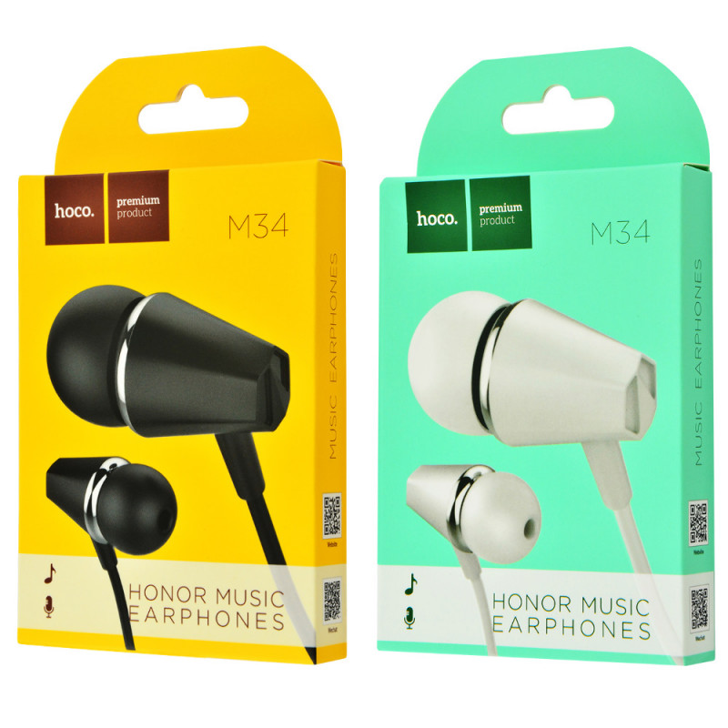 Фото Стерео Навушники Hoco M34 Honor Music With Microphone на vchehle.ua