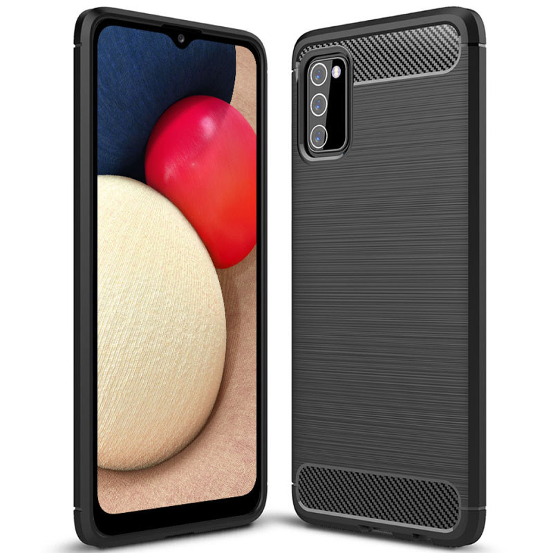 TPU чохол Slim Series на Samsung Galaxy A02s (Чорний)