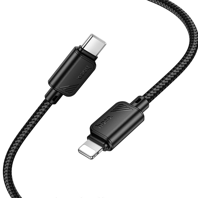 Дата кабель Hoco X113 Beneficio Type-C to Lightning (1m) (Black) в магазині vchehle.ua