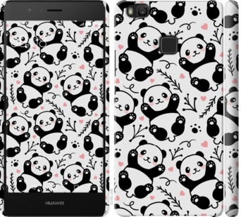 Чохол Панди на Huawei P9 Lite