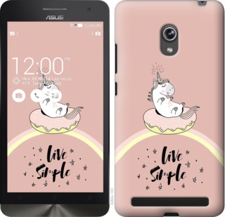 

Чохол Єдинорожки в пончике на Asus ZenFone 6 A600CG 719629