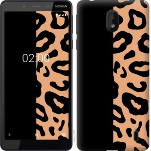 Чехол Пятна леопарда для Nokia 1 Plus
