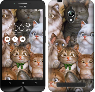 

Чехол коты для Asus Zenfone Go ZC500TG 476658