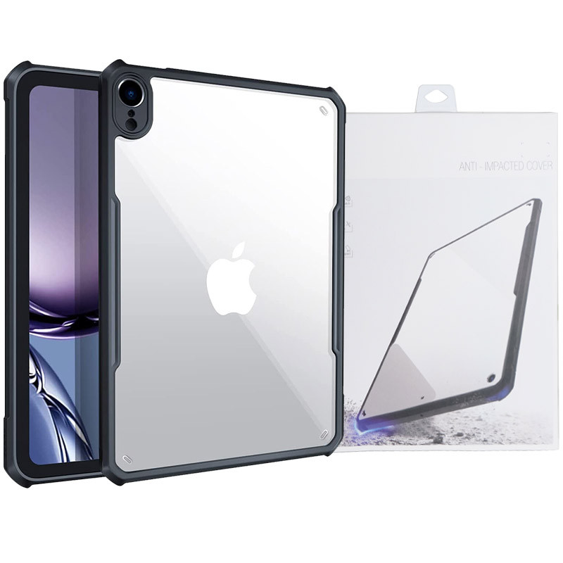 TPU+PC чехол Xundd c усиленными углами для Apple iPad Mini 6 (8.3") (2021) (2024) (Черный)