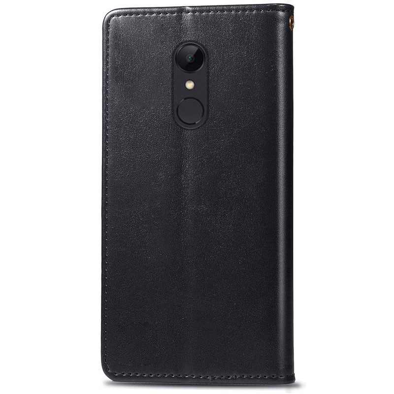 Шкіряний чохол книжка GETMAN Gallant (PU) для Xiaomi Redmi Note 4X / Note 4 (Snapdragon) (Чорний) в магазині vchehle.ua