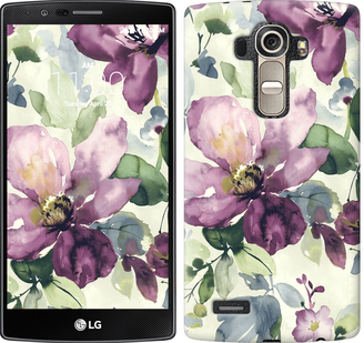 

Чехол Цветы акварелью для LG G4 H815 296580