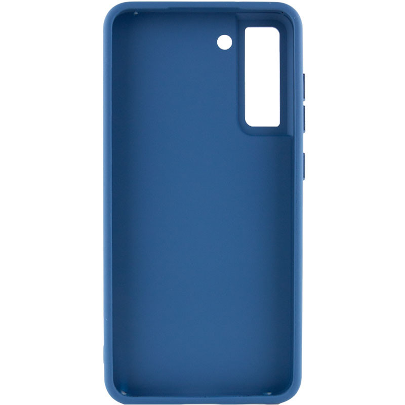 Фото TPU чехол Bonbon Metal Style для Samsung Galaxy S21 FE (Синий / Denim Blue) в магазине vchehle.ua