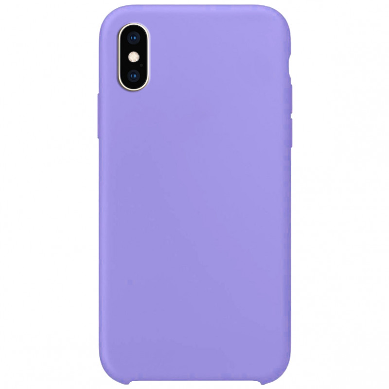 Чехол Silicone Case without Logo (AA) для Apple iPhone XS Max (6.5") (Сиреневый / Dasheen)