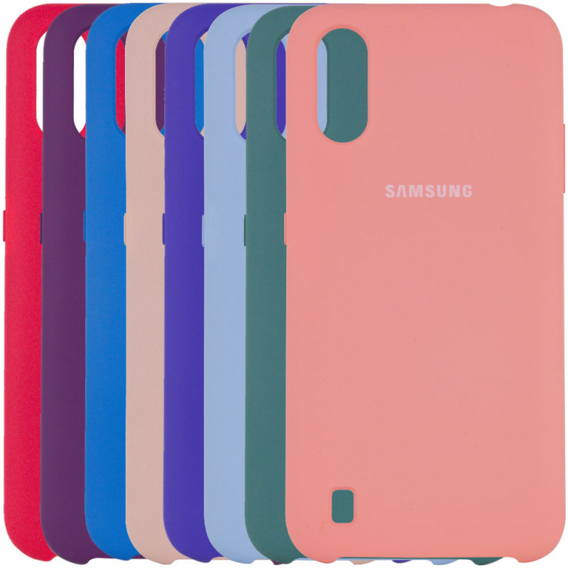 Чехол Silicone Cover (AA) для Samsung Galaxy A01