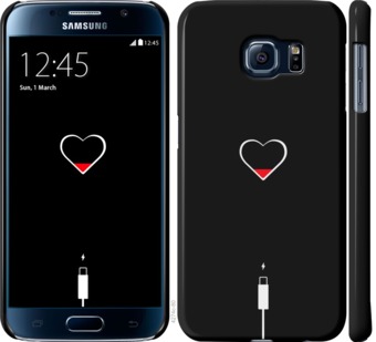 

Чехол Подзарядка сердца для Samsung Galaxy S6 G920 721032