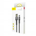 Купити Дата кабель Baseus Cafule Lightning Cable Special Edition 2.4A (1m) (CALKLF) (CALKLF-G) (Сірий) на vchehle.ua