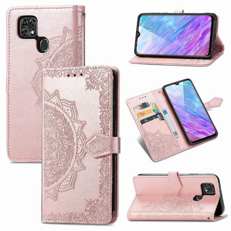 Кожаный чехол-книжка Art Case с визитницей для ZTE Blade 20 Smart (Розовый) в магазине vchehle.ua