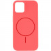 Фото Чехол Silicone Case Full Protective (AA) NO LOGO with Magnetic Safe для Apple iPhone 11 (6.1") (Арбузный / Watermelon red) на vchehle.ua