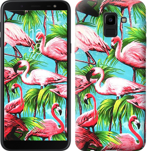

Чехол Tropical background для Samsung Galaxy J6 2018 639982