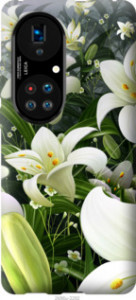 Чехол Белые лилии для Huawei P50