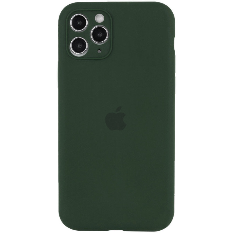 Чохол Silicone Case Full Camera Protective (AA) на Apple iPhone 11 Pro Max (6.5") (Зелений / Cyprus Green)