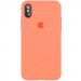 Уцінка Чохол Silicone Case Full Protective (AA) на iPhone XS (5.8") (Подряпина / Рожевий / Flamingo)