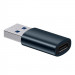 Фото Переходник Baseus Ingenuity Series Mini USB 3.1 to Type-C (ZJJQ000101) (Blue) в магазине vchehle.ua