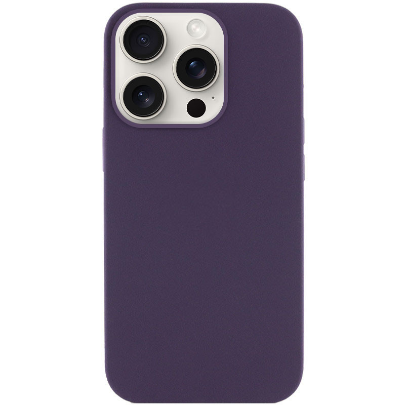 Чехол Silicone Case Full Protective (AA) NO LOGO для Apple iPhone 14 Pro (6.1") (Фиолетовый / Elderberry)