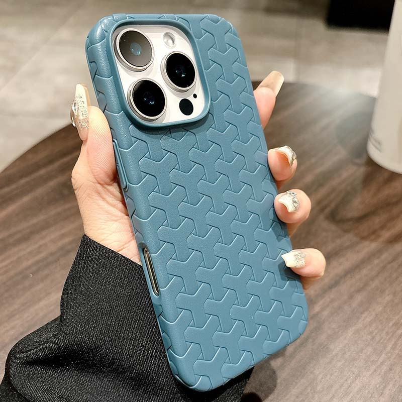 Фото Чехол TPU Weaving для Apple iPhone 16 Pro Max (6.9") (Blue) на vchehle.ua