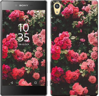 

Чехол Куст с розами для Sony Xperia Z5 E6633 639295
