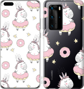 

Чехол Единорожки для Huawei P40 Pro 934888