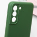 Купить Чехол Silicone Cover Lakshmi Full Camera (A) для Samsung Galaxy S21 FE (Зеленый / Dark green) на vchehle.ua