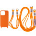 Чехол TPU two straps California для Apple iPhone 12 Pro / 12 (6.1") (Оранжевый)