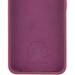 Фото Чохол Silicone Cover Lakshmi Full Camera (AAA) with Logo на Xiaomi Redmi 13 4G / Poco M6 4G (Бордовий / Plum) на vchehle.ua