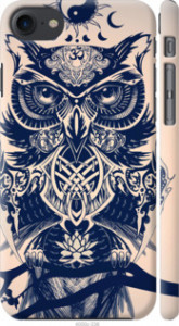 Чехол Узорчатая сова для iPhone 7 (4.7'')