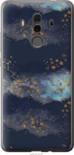 

Чохол Ночь золотые звезды для Huawei Mate 10 Pro 1406346