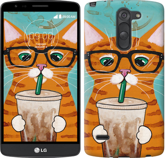 

Чехол Зеленоглазый кот в очках для LG G3 Stylus D690 625271