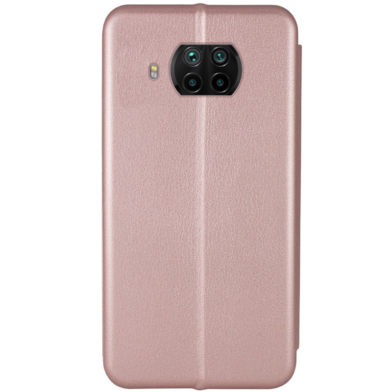 Фото Кожаный чехол (книжка) Classy для Xiaomi Mi 10T Lite / Redmi Note 9 Pro 5G (Rose Gold) на vchehle.ua