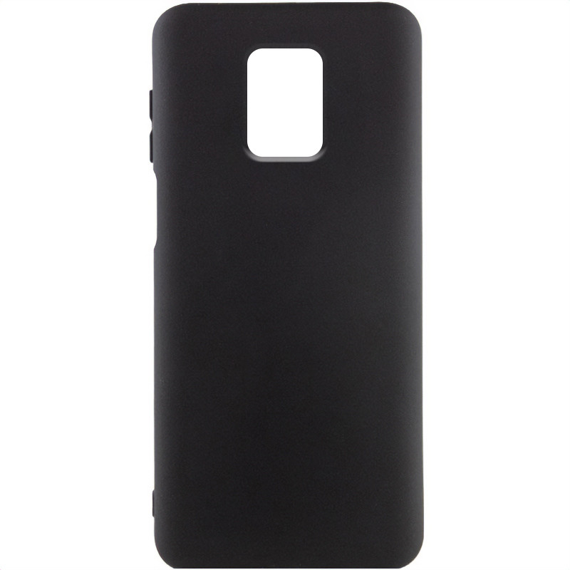 Чохол Silicone Cover Lakshmi (AA) на Xiaomi Redmi Note 9s / Note 9 Pro / Note 9 Pro Max (Чорний / Black)