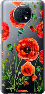

Чохол Намальовані маки на Xiaomi Redmi Note 9T 1633768